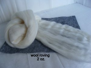 wool roving, unspun wool, unspun roving, wool top, 