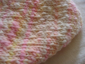 hand knit merino wool baby blanket, wool baby wrap, chunky wool photography prop